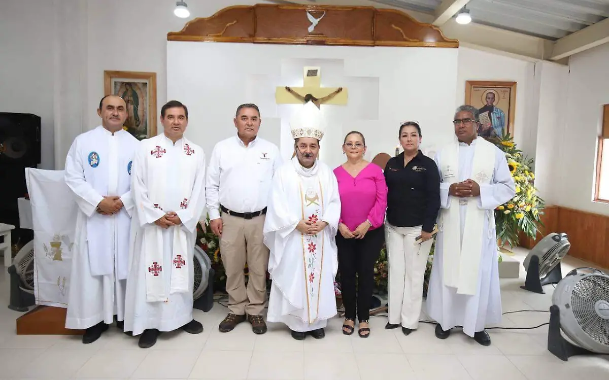 Obispo de Tampico visita el Cedes Altamira 